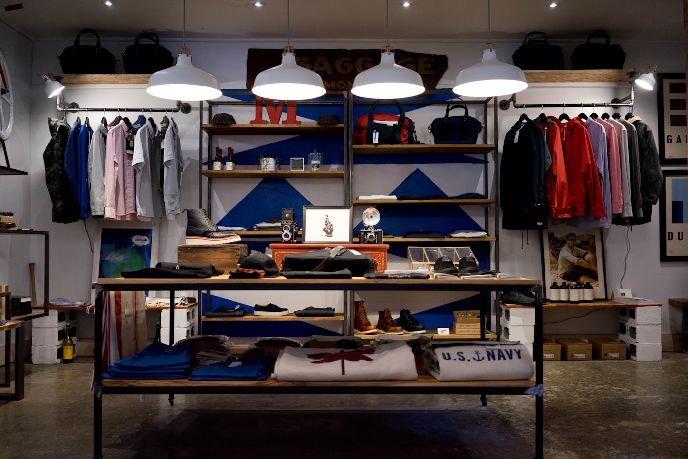 Retail business environment where customers use monitoring devices